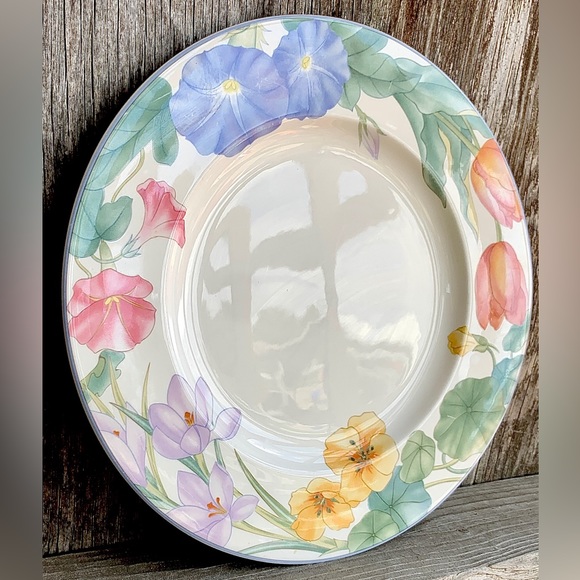 Vintage Discontinued Mikasa Optima SPRING LEGACY 10.75” Dinner Plate Replacement - Picture 2 of 16